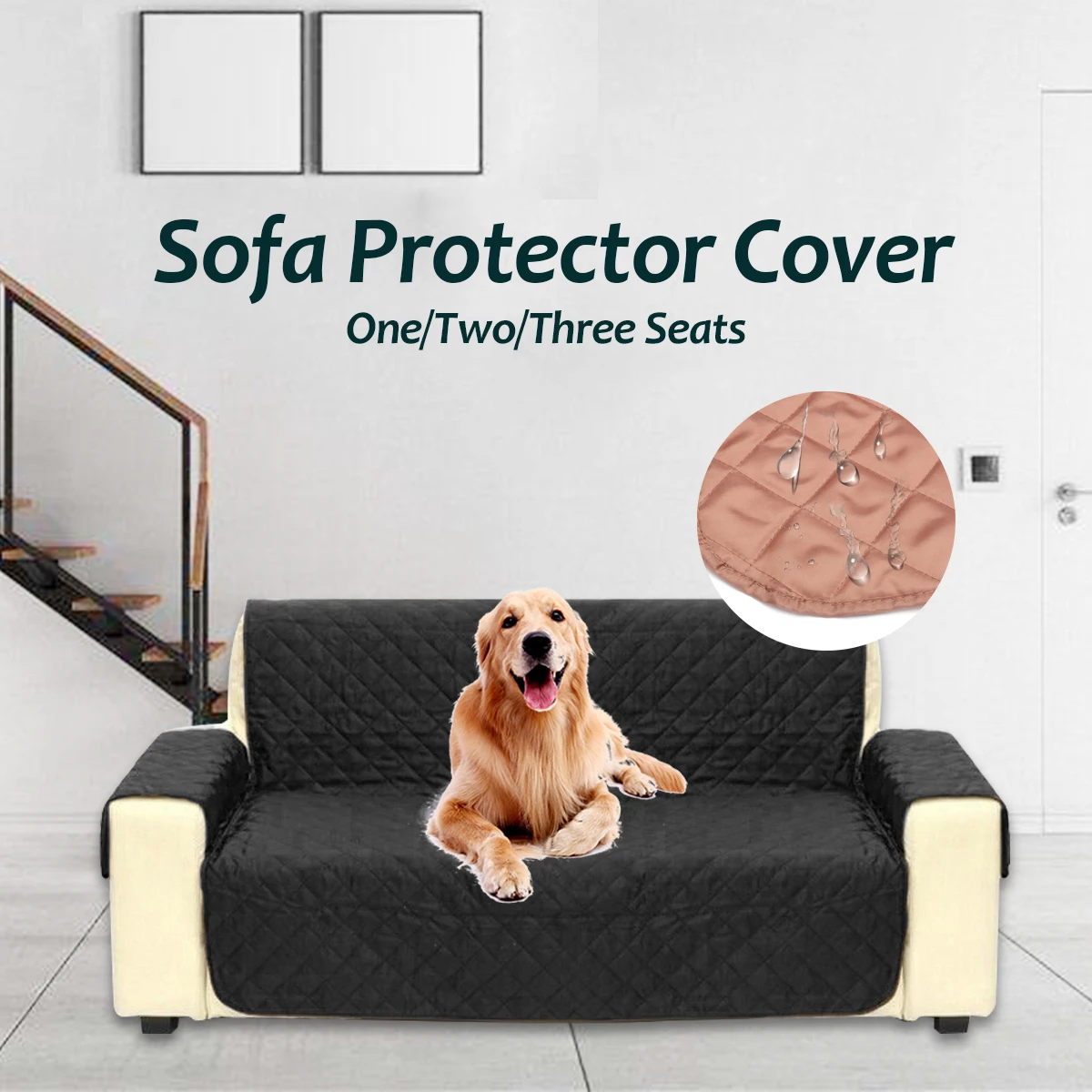 Waterproof Sofa Cover for Dogs Pets Kids Living Room Armchair Sofa