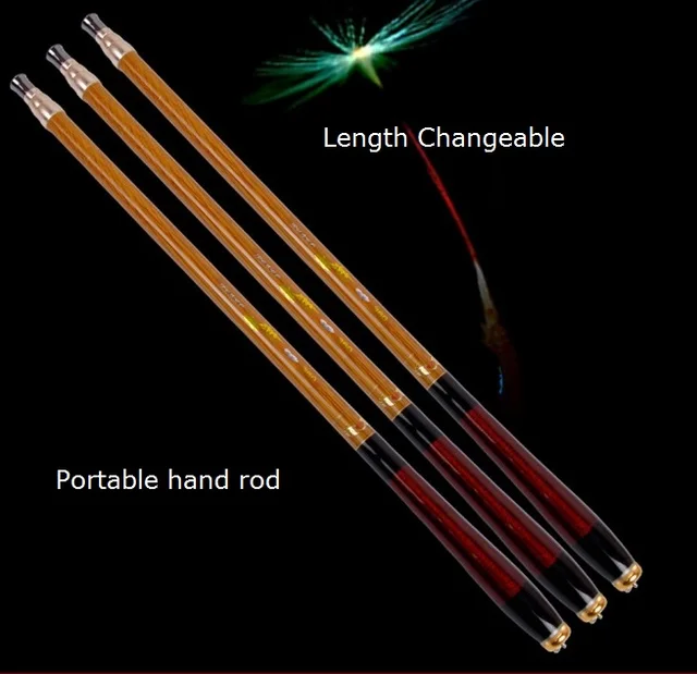 portable hand rod variable length design for wild fishing rod design