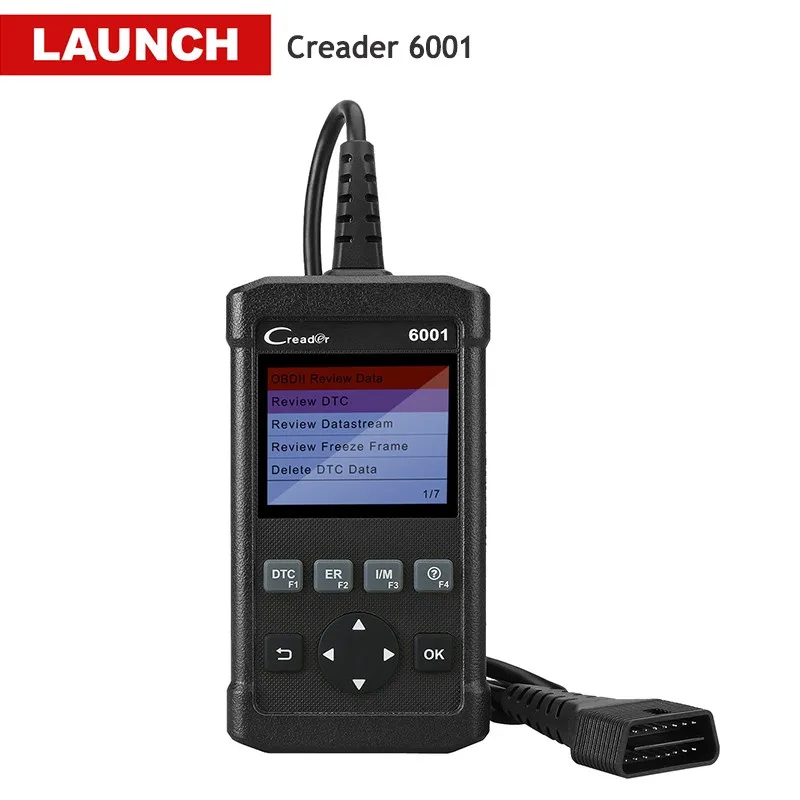 LAUNCH CReader 4001 OBD2 сканер автоматический диагностический сканирующий инструмент считыватель кодов неисправностей автомобильный диагностический OBD 2 Универсальный Автосканер