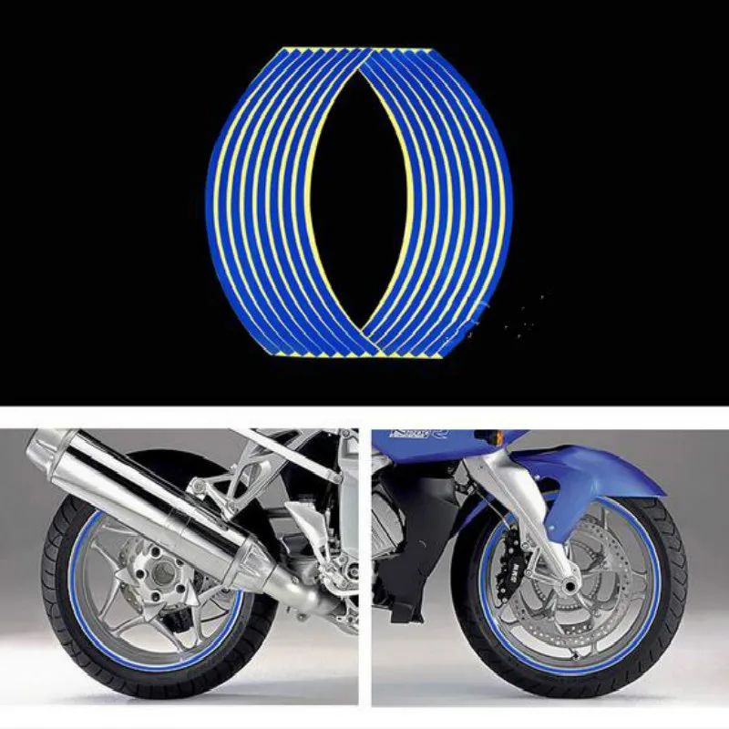 Светоотражающий мотоциклетный обод шины колеса Стикеры для Husqvarna TC85 TC125 TE125 TC250 TE250 300 FC250 450 FE250 501 S