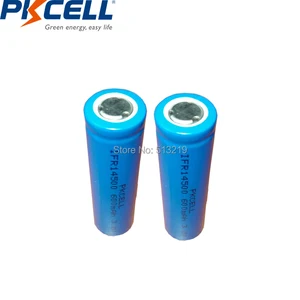 Image 1 - PKCELL – batterie Lithium ion Rechargeable AA 14500, 3.2v, lifepo4, 600MAH, IFR14500, 2 pièces 
