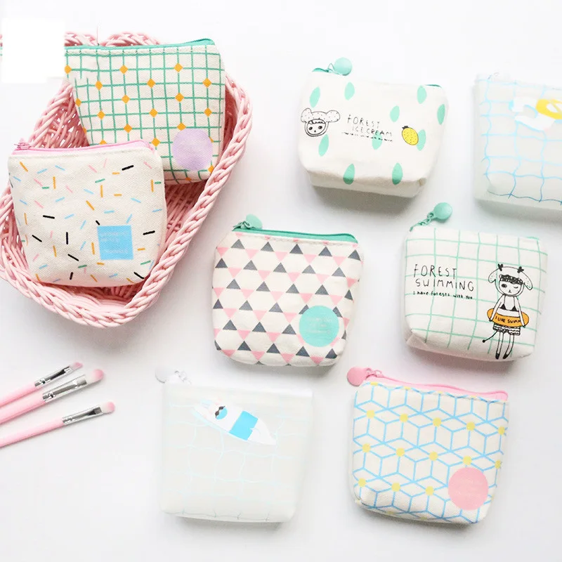  Wulekue Women Small Cosmetic Bag Travel Makeup Case Storage Pouch Case Pouch Toiletry Wash Organize