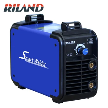 Online RILAND Smart Welder MMA 200 MINI MMA Welder Portable ARC Mini MMA Welding Machine Household Maintenance 230V MMA Smart Welder