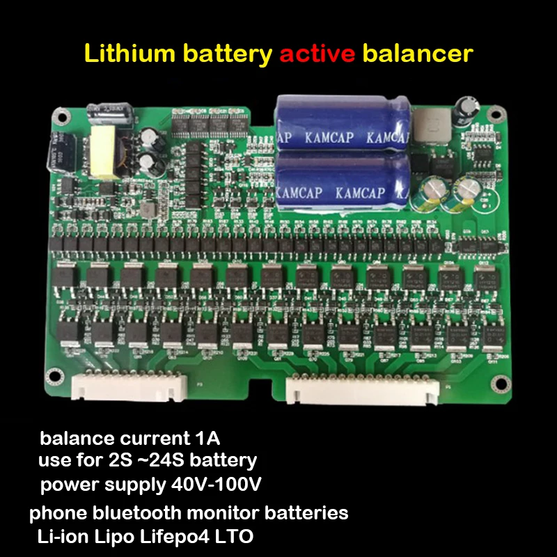 1А баланс литиевая батарея активный эквалайзер Bluetooth APP 2S~ 24S BMS литий-ионный Lipo Lifepo4 LTO Balancer JK не Защитная плата