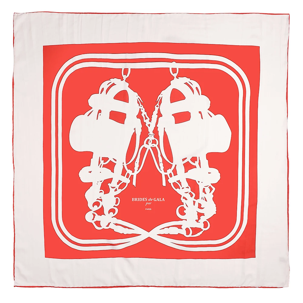 

POBING 90x90cm Silk Scarf Women Double Dog Print Manual Square Scarves Bee Echarpes Foulards Femme Wrap Bandana Small Shawls