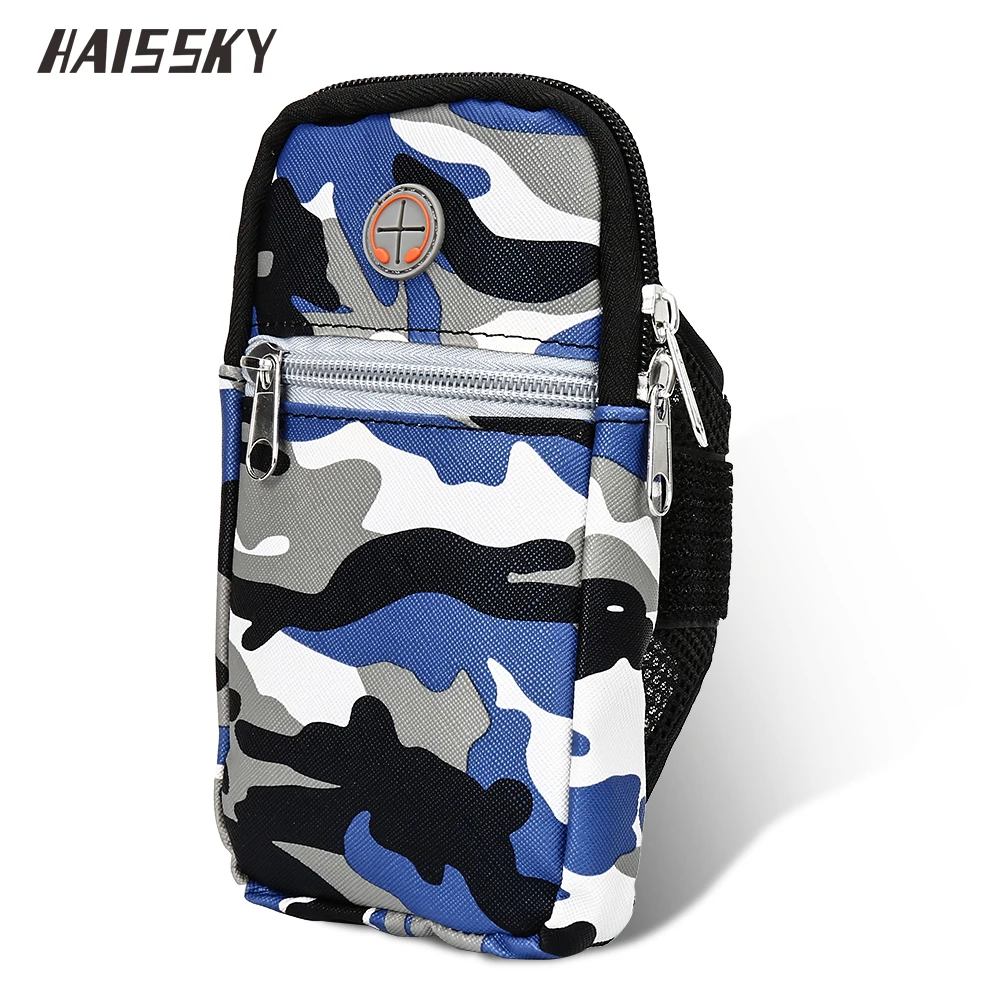 

Haissky Sport Phone Case Bag for iPhone 8 7 6 6S Plus Universal Wallet Camouflage Case for Samsung Note 8 S8 S7 S6 Phone Cover