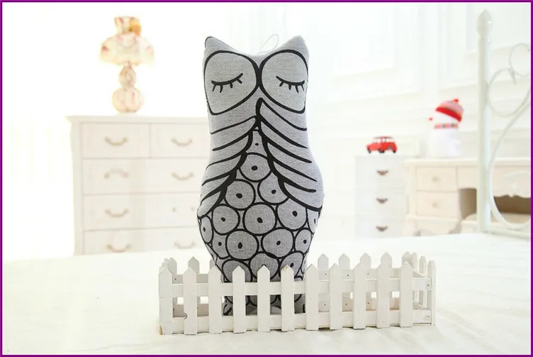 Горячая новинка Подушка светящиеся игрушки Луна и лампа удобные подушки для детская спальня мягкие игрушки подушки лампочки игрушки - Цвет: Owl