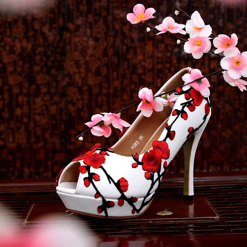 chaussure prune mariage
