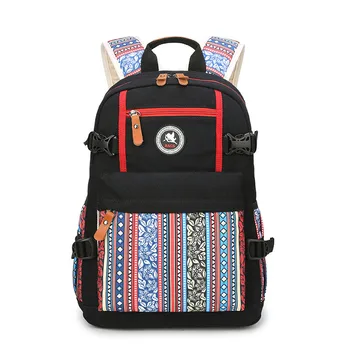 

Vintage Printing Women Backpack School bags Canvas Rucksack Laptop Backpack for Teenage Girls Travel bags Mochila Escolar