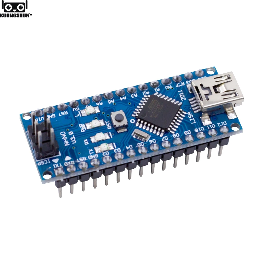 Nano V3.0 контроллер совместимый для arduino nano FT232 чип USB драйвер без кабеля