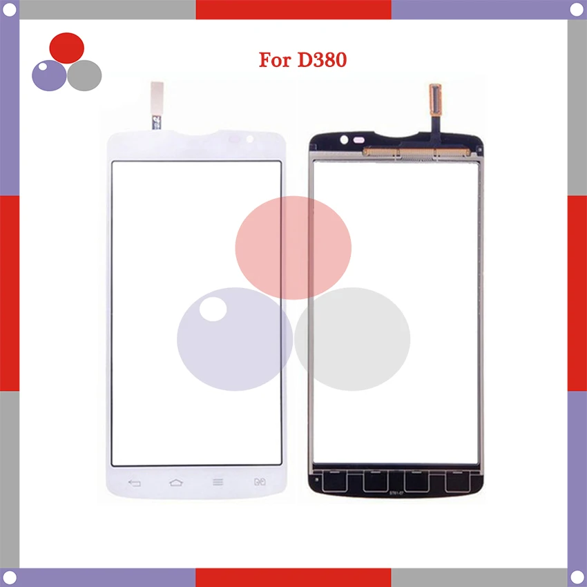 10 шт./Лот 5 0 &quotдля LG Series III L80 D373 и Dual SIM D380 сенсорный экран дигитайзер внешнее