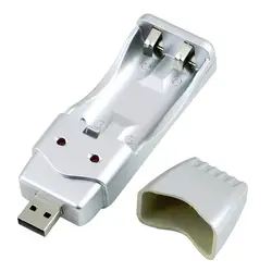 1 шт. USB зарядное устройство для Ni-MH AA AAA 2A 3A удобные портативные аккумуляторные устройства для зарядки carregador de bateria Новинка