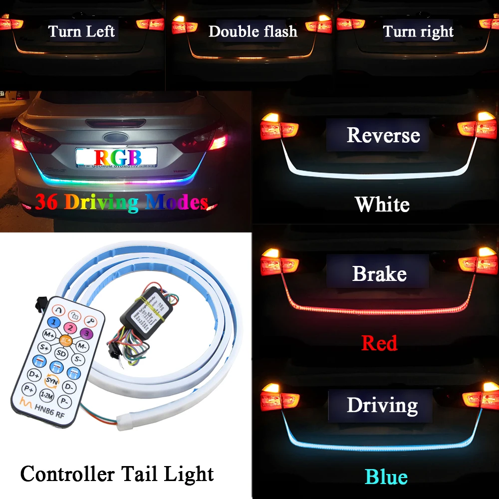 Buy Wireless Remote 120cm Switchback LED Car Tail