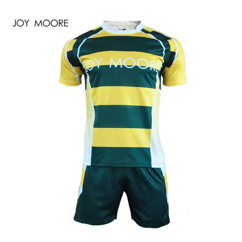 

Full custom high quality rugby jersey make any color pattern fast delivery rugby set
