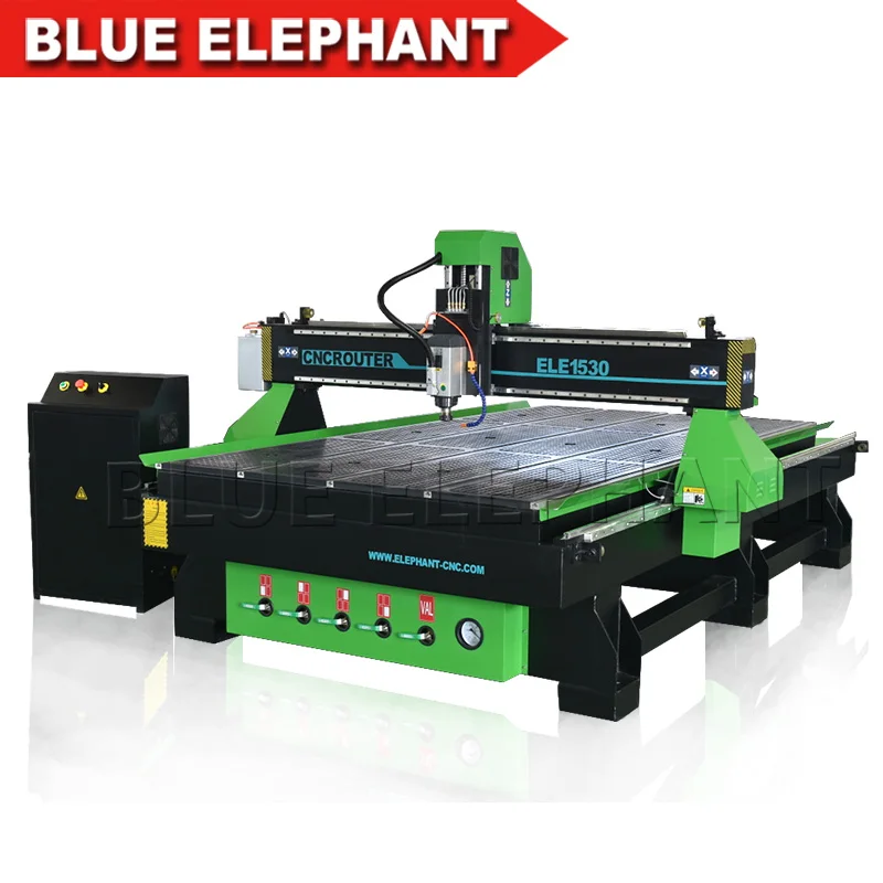 

3d woodworking cnc router 1530 wood cutting machine with stepper motor 4.5kw Italy brand spindle
