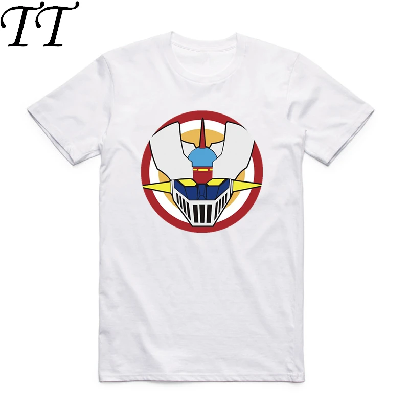 

2019 S-XXX Men Women Classic Retro Mecha Mazinger Z Anime Nagai Shin Shougeki Z T-shirt Short sleeve O-Neck Harajuku Tshirt