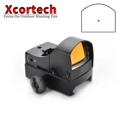 Тактический охотничий 1X мини красный точечный прицел голографический Riflescope Micro Reflex Red Dot оптические Прицельные приспособления область для