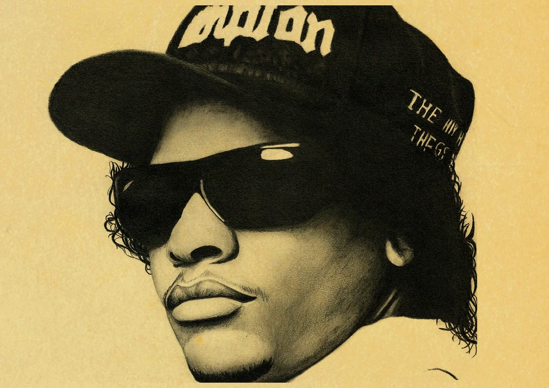 Rapper Rap Music Gangsta Eazy-e Poster Kraft Paper Print Painting Wall