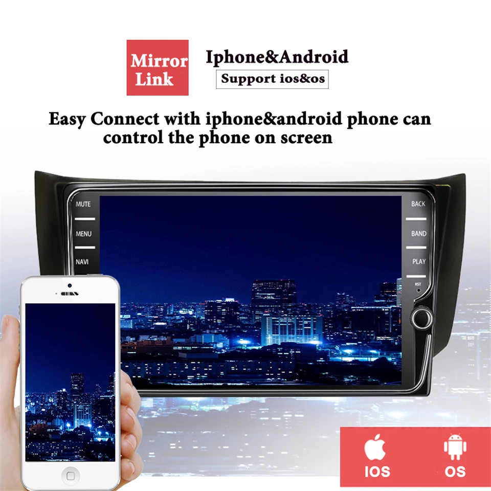 Top 9 inch Android 9.1 Car Radio GPS Navigation Multimedia Stereo DVD Player for Nissan Sylphy 2016 2017 2018 2019 Tape Recorder 9