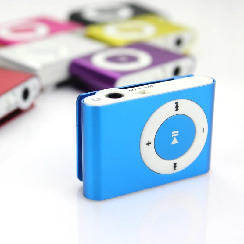 Sport 3.5mm Mini MP3 Players Micro USB Metal Clip MP3 Support TF Card ...