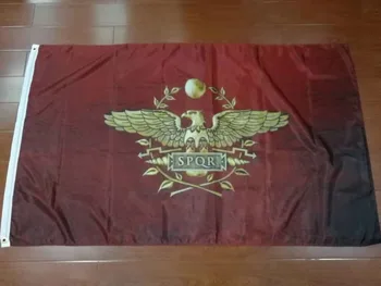 

Xiangying 90x150cm SPQR Roman Empire Senate and People of Rome Flag