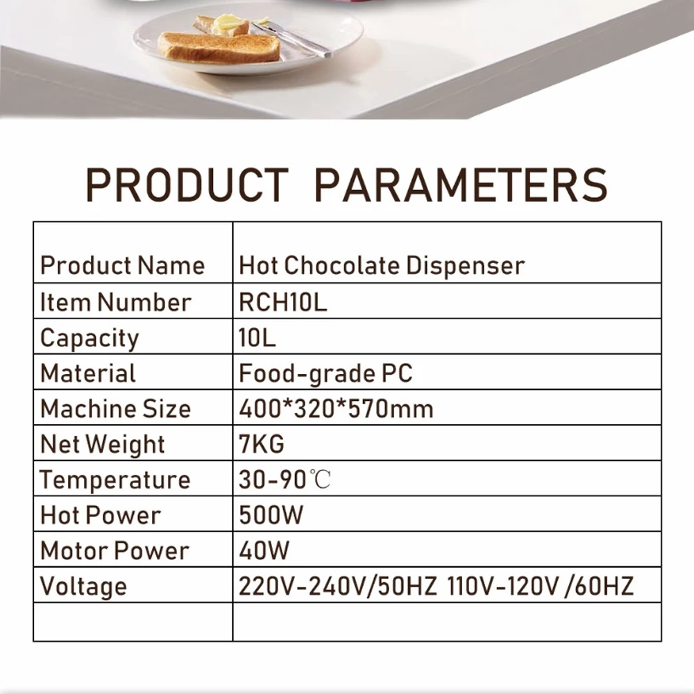 ITOP 110V 220V Hot Chocolate Dispenser Machine ,Baine Marie Coffee Milk Tea Hot Drink Dispenser For Snack Store Buffet