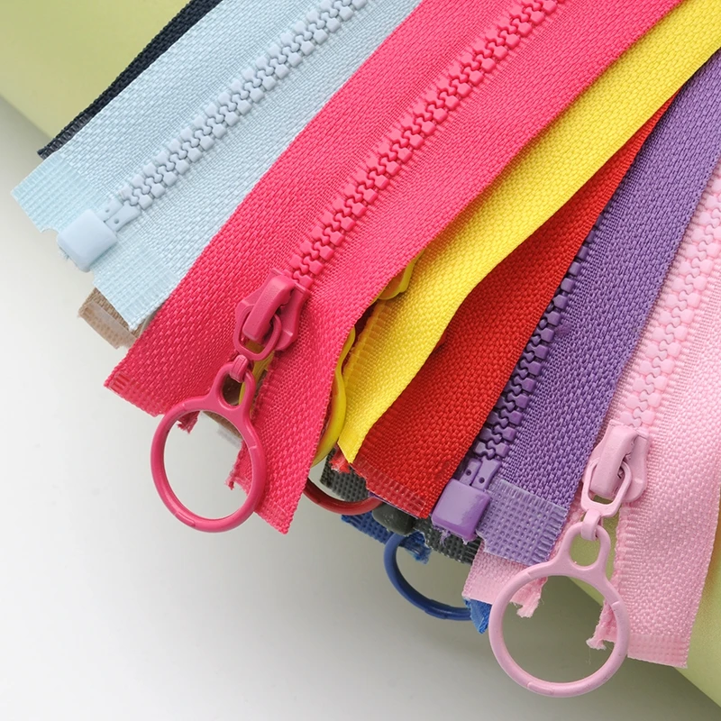14-colors-Mix-3-resin-zipper-25cm-60cm-Candy-colors-zippers-round-ring-zipper-slider-for (1)