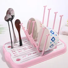 Multifunctional Baby Bottle Holder Bracket Collapsible Bottle Drain Rack For Home Living Room Drying Rack Multifunctional Baby Bottle Holder Bracket Collapsible Bottle Drain Rack For Home Living Room Drying Rack