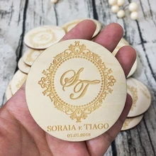 Пользовательские деревянные сохранить дату магниты, выгравированные магниты, деревенская свадьба сохранить даты, свадебные украшения