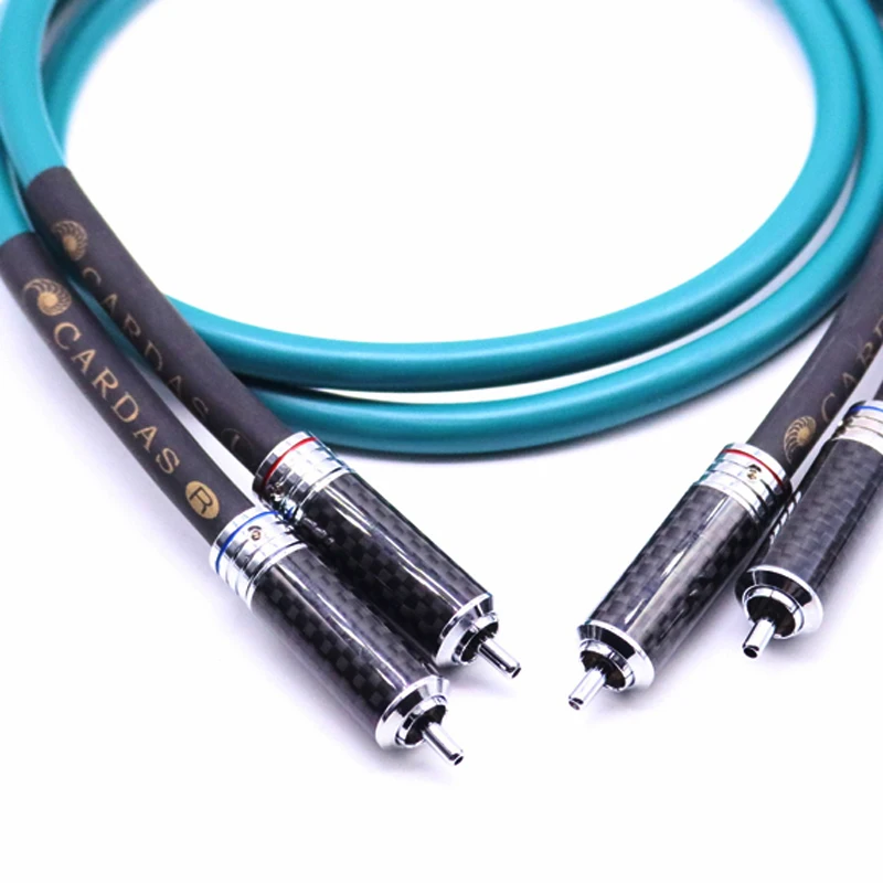 Hi Fi RCA разъем из углеродного волокна крестообразный Интерконнектор аудио кабель
