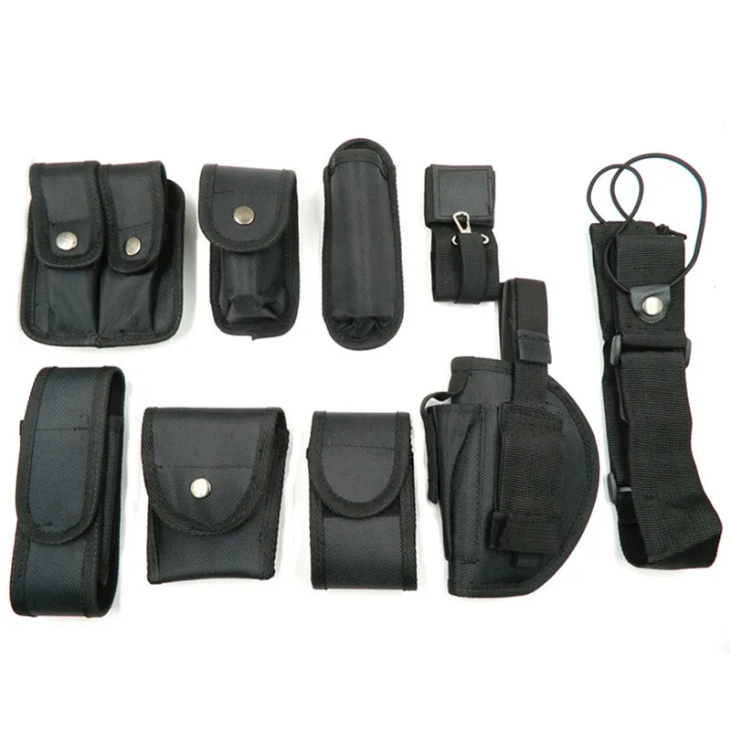 Outdoor Tactical Belt Multifunctional Security Belts Training Polices Guard Utility Heavy Duty Combat Belts 10pcssets (1)