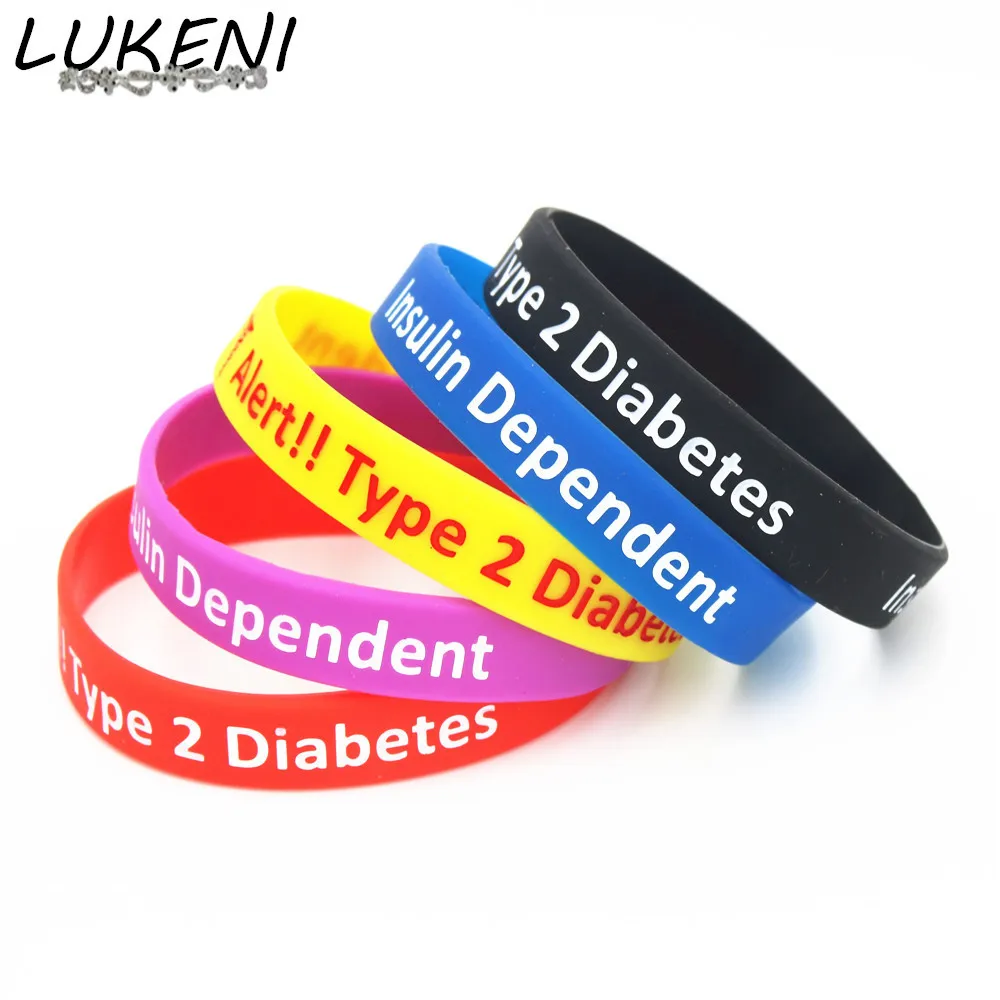 LUKENI New Diabetic Bracelets Medical Alert Type 2 Diabetes Insulin