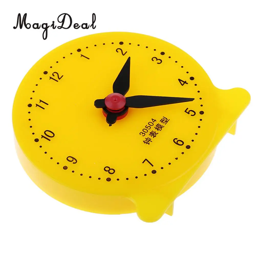 Math Clock Models Student Mathematics Teacher Teaching Instrument Tools Material Stationery Time Clock Primary School Supply