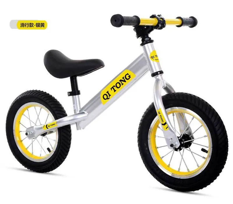 Perfect Brand New 12 Balance Bike Classic Kids No-Pedal Learn To Ride Pre Bike Pneumatic tire 2 Wheels Push Bicycle For Child (Ages 2-6) 9