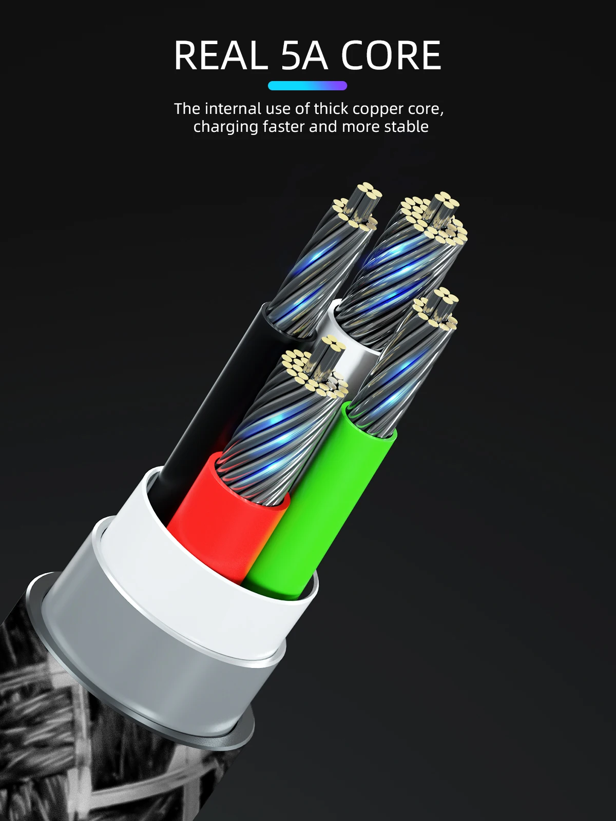 Кабель USB FONKEN 5A type C универсальное быстрое зарядное устройство USB C зарядка кабелей планшет телефон 2M 3A QC3.0 кабель для быстрой зарядки мобильных данных