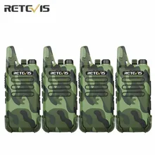 4pcs Dustproof Retevis RT22 Walkie Talkie Transceiver 2W 16CH UHF400-480MHz CTCSS/DCS VOX Scan Squelch Portable Amateur Radio RU