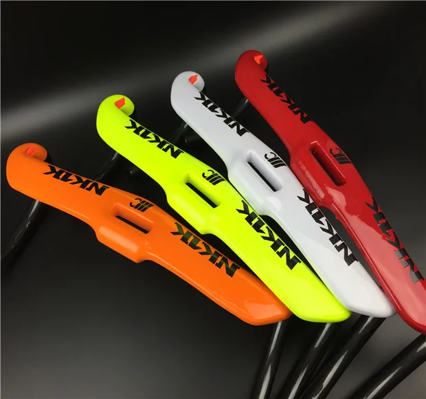

Newest white fluo green red orange colored Road bike Racing full carbon fibre bicycle handlebar 31.8*400/420/440mm