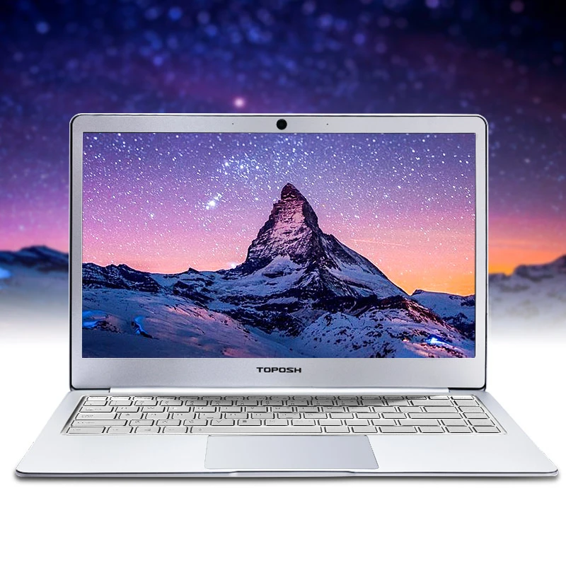 TOPOSH laptop (P1) 14 inch Magal laptop Wifi con Ranura SATA SSD M.2 Processor N3450 6G DDR3 64G ultralight notebook 