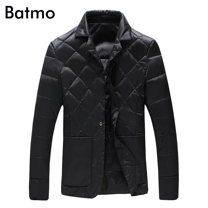 

Batmo 2019 new arrival winter high quality 90% white duck down casual jacket men,black winter men's coat plus-size M-5XL,Y1104