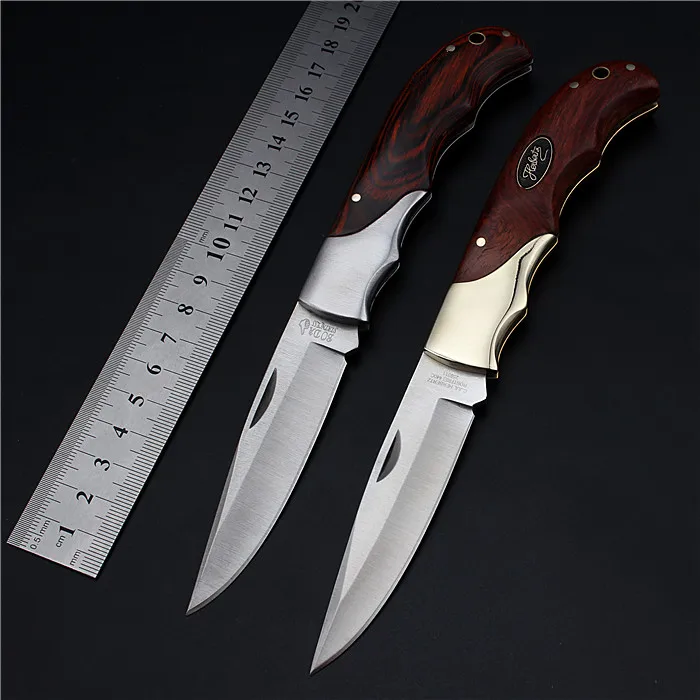 

2018 New Free Shipping Wood Handle 7CR17 Steel Camping Survival Tactical Knives Multifunction Hunting Outdoor Folding Knife