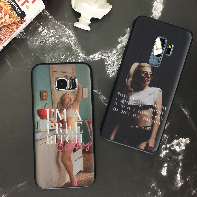 

Lady JOANNE gaga monster lyric quotes coque Soft Silicone Phone Case Shell Cover For Samsung S7 Edge S8 S9 Plus Note 8 9