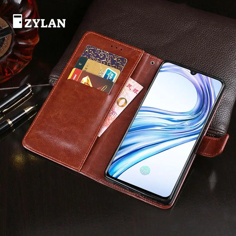 

ZYLAN Leather Flip Phone Case for BBK Vivo X23 Case Stand Cover Luxury Wallet for Vivo X23 Case Shockproof Case + FREE GIFT