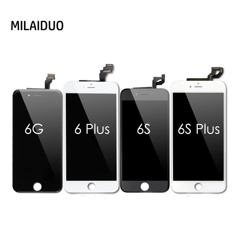 ЖК дисплей для iPhone 4 4S 5 5S 5C SE 6 Plus S сенсорный экран дигитайзер полная сборка Замена