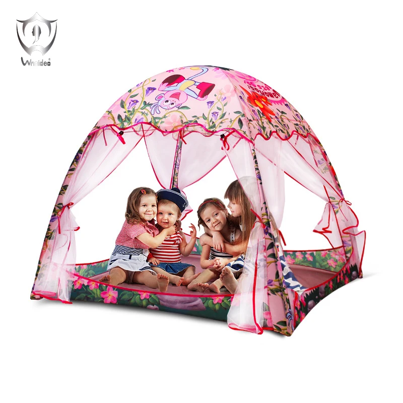

Children's Tent Indoor and Outdoor Kids Play House Pink Princess Toy Tent Single\Four Doors ZS73