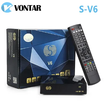 

[Genuine]S-V6 Mini HD DVB-S2 Satellite Receiver V6 Support Card Sharing Newcamd xtream Wheel TV youtube USB Wifi Biss Key