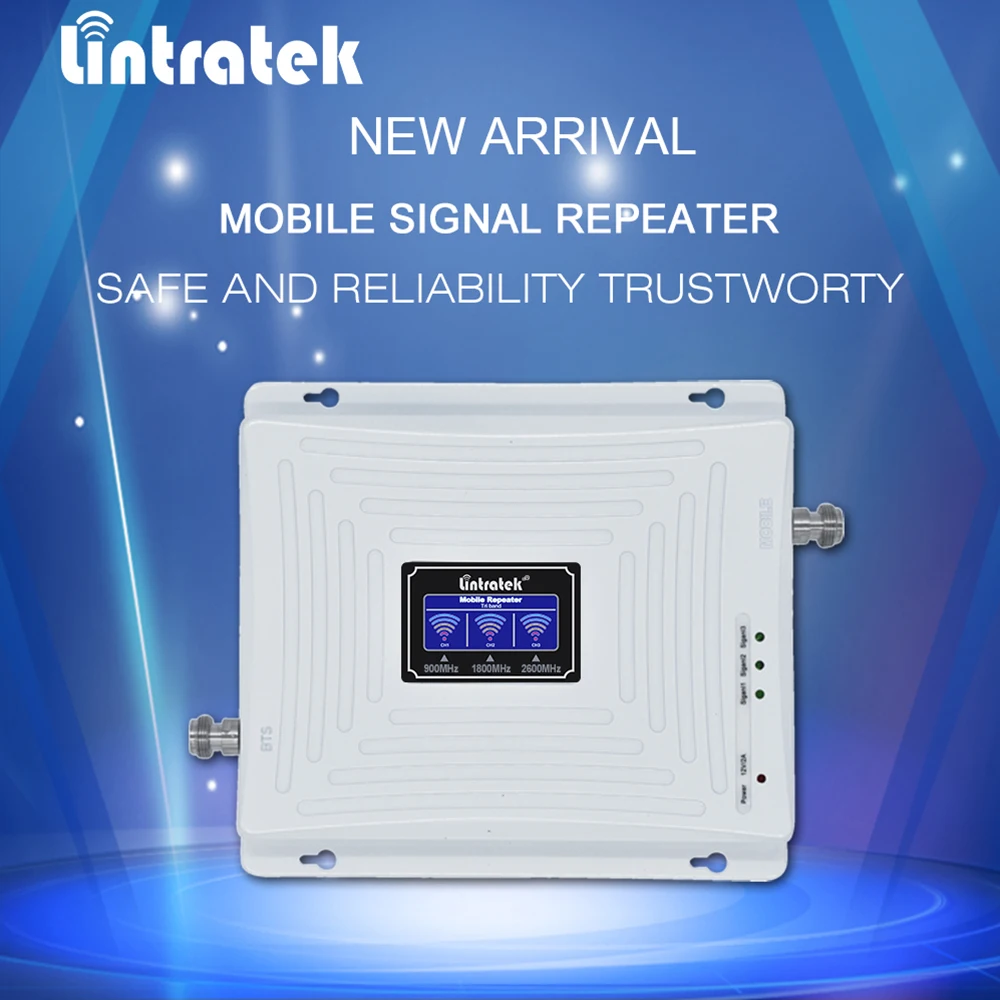 Lintratek Amplificador 4G LTE Band 3+ Band 7 GSM