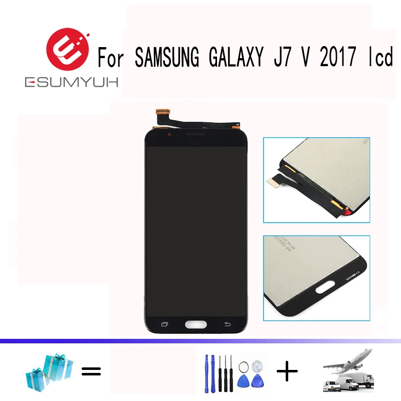 ЖК-дисплей J7 2017 для SAMSUNG GALAXY V J727 J727P J727V панель сенсорный экран с дигитайзером в