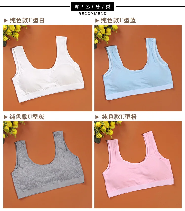 2pcs Girls Training Bras Kids Soft Underwear Girls Accessories Breathable  Children Bras for Teen Girl 8-16y - Price history & Review, AliExpress  Seller - Shop5051444 Store