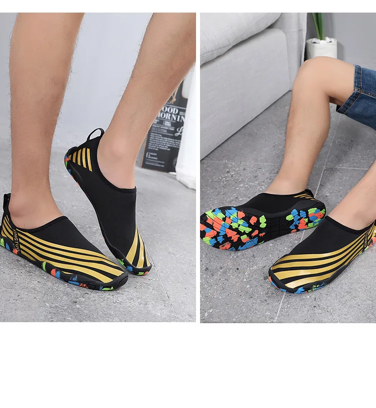 Esporte de Água ao ar Sapatos de Natação Descalço à Beira-mar Livre Sapatos Unissex Latente Wading Condução Fitness Lazer Água Praia Tênis 35 unissex latente wading sapatos de natação condução