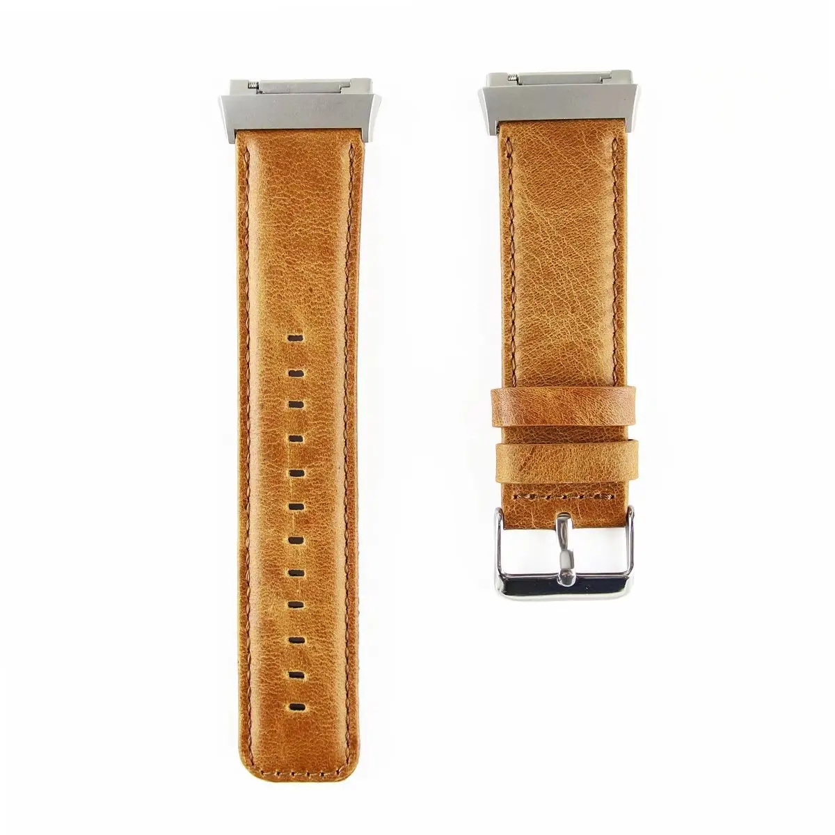 Brown Retro First Layer Cowhide Watch Band for Fitbit Ionic Genuine Leather Strap for Fitbit Ionic Band Bracelet Wristband Brown Retro First Layer Cowhide Watch Band for Fitbit Ionic Genuine Leather Strap for Fitbit Ionic Band Bracelet Wristband